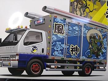 Amazon.co.jp: デコトラ 風神雷神 プラモデル 1/32 : Toys & Games
